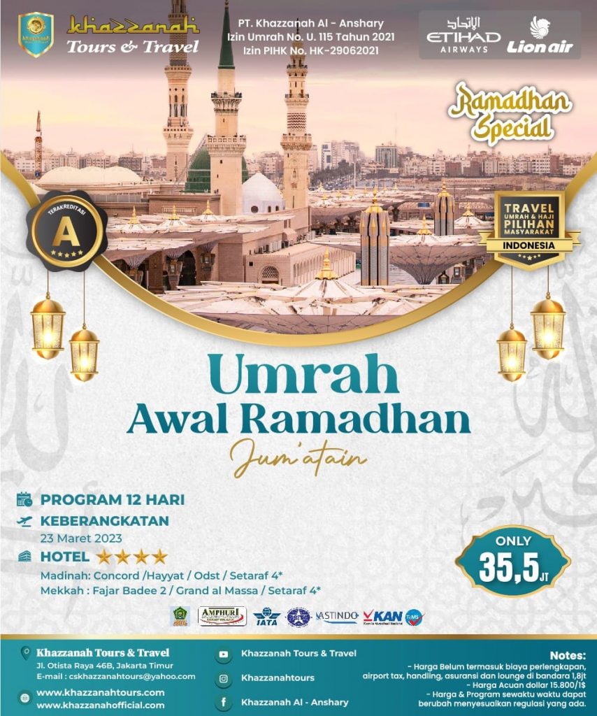 Paket Umroh Ramadhan 2023